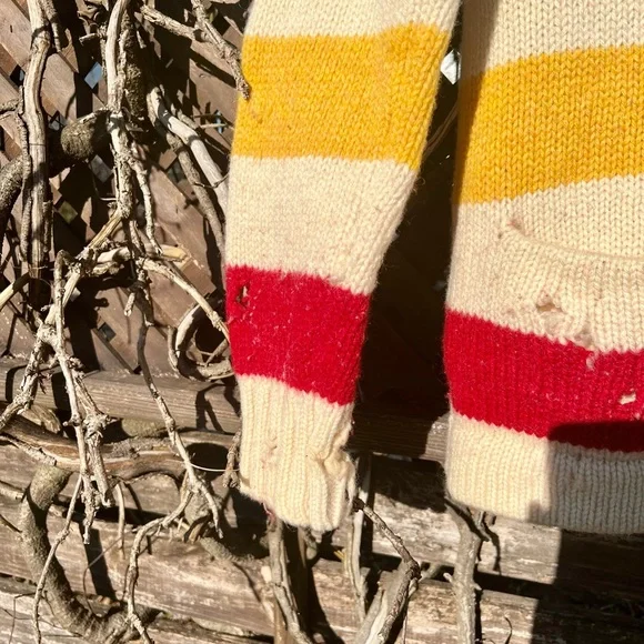 Rare Vintage Polo Ralph Lauren Hudson Bay Knit Sweater - Picture 3 of 14